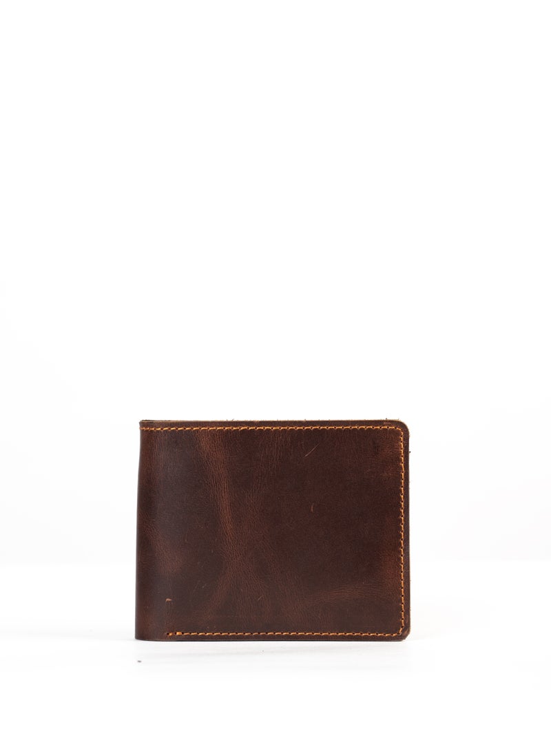 NASEEG Narmer Genuine Leather Wallet From Naseeg - Havan Brown Crazy Horse - Image 2